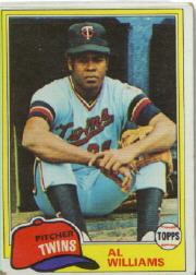 1981 Topps Baseball Cards      569     Al Williams  RC
